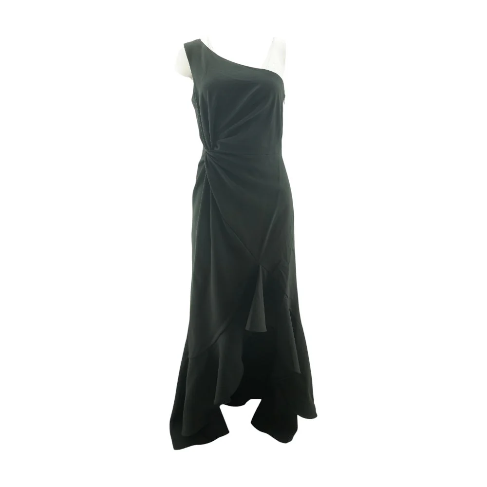 Black Formal Midi Dress - Image 2