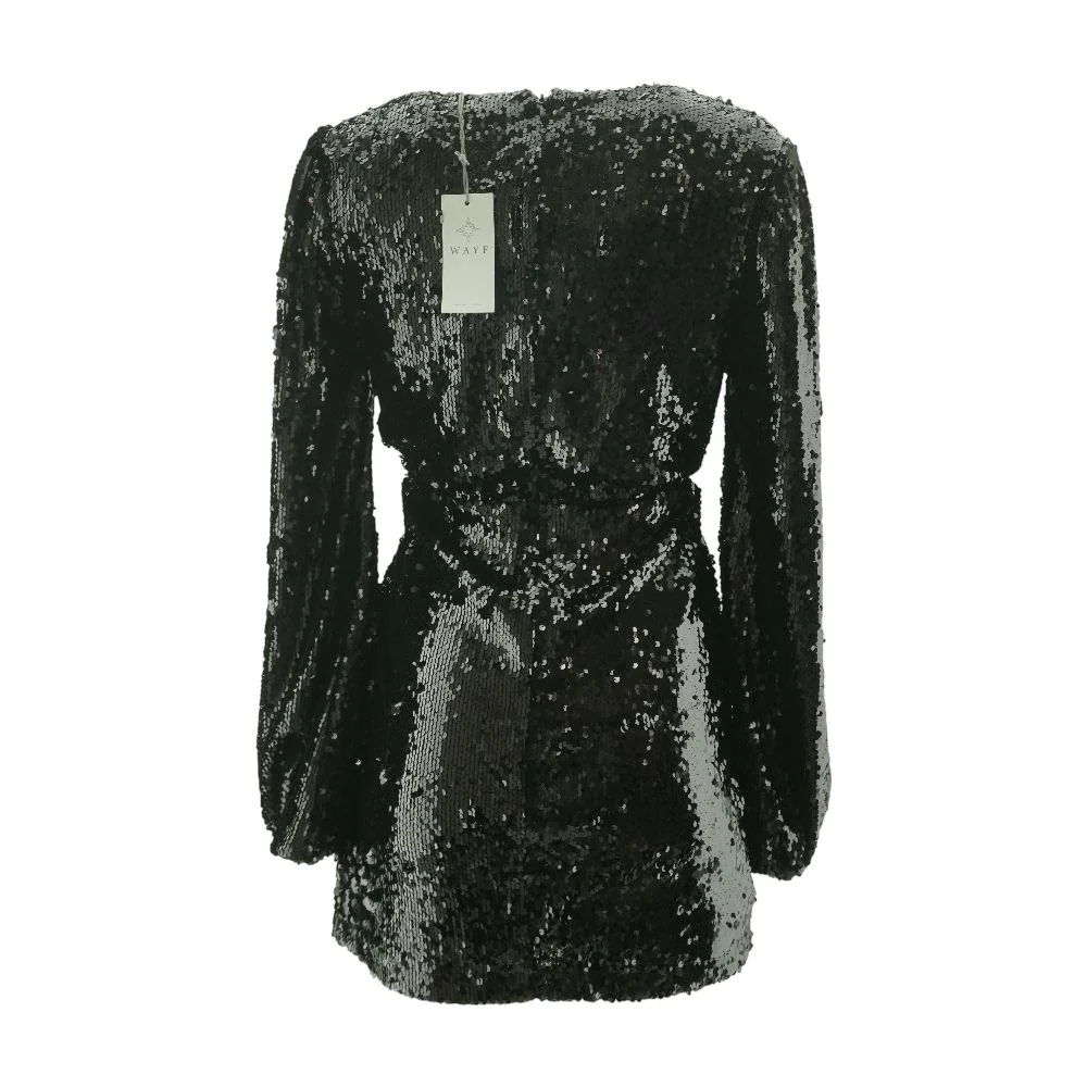 Black Formal Mini Dress - Image 2