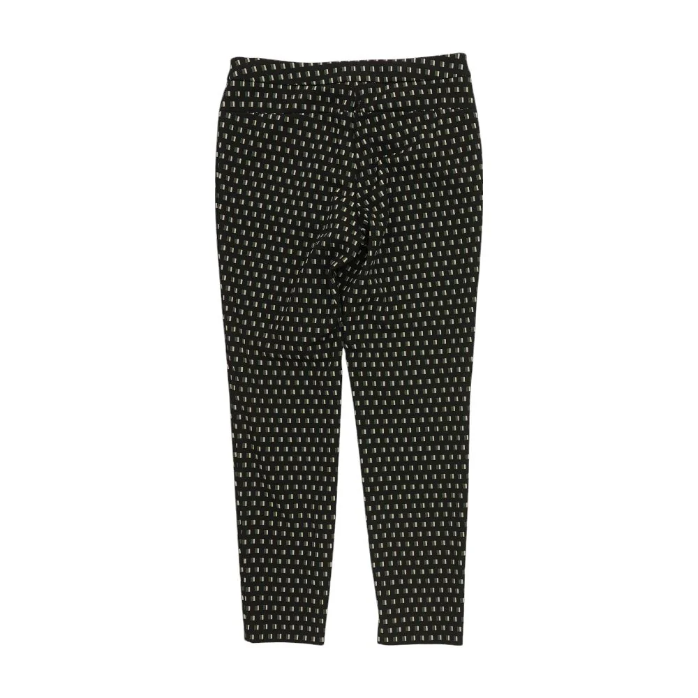Black Geometric Dress Pants - Image 2