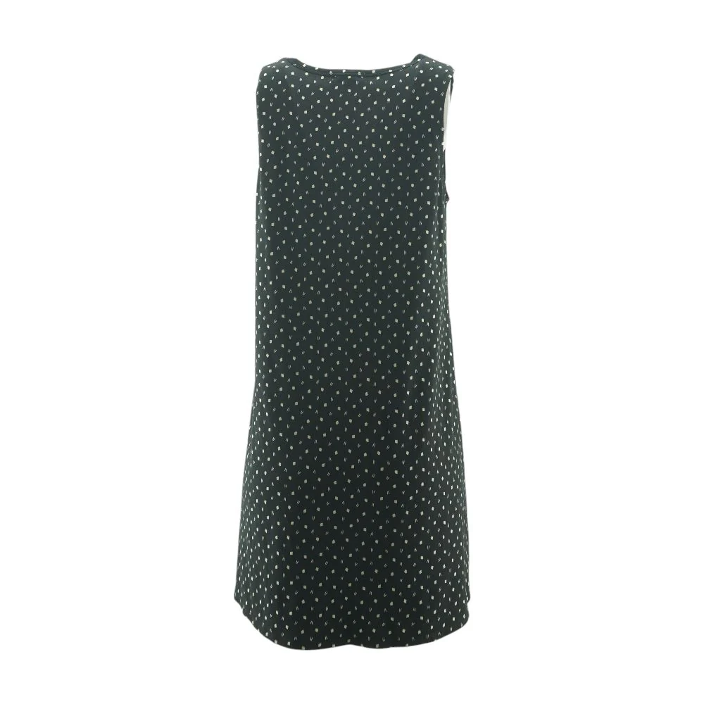 Black Geometric Mini Dress - Image 2