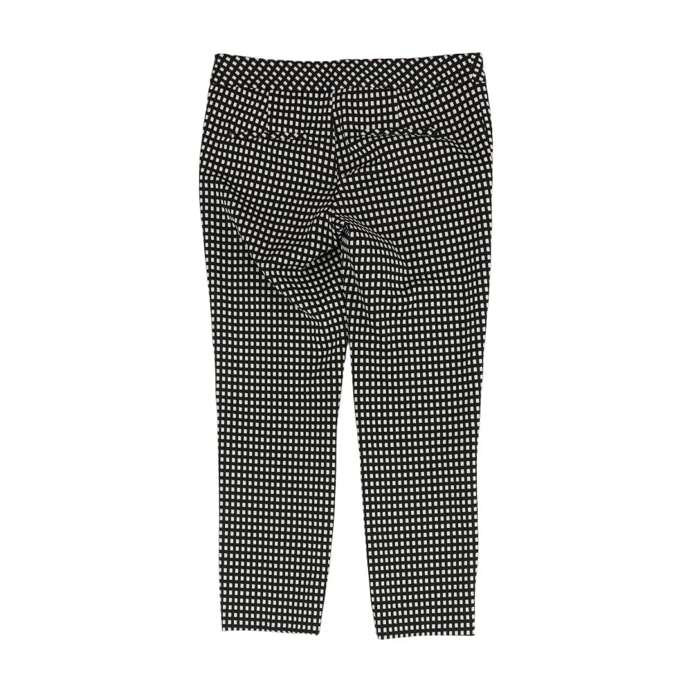Black Geometric Pants - Image 2