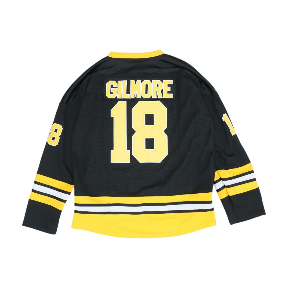 Black Gilmore Boston Color Block Long Sleeve Jersey - Image 2