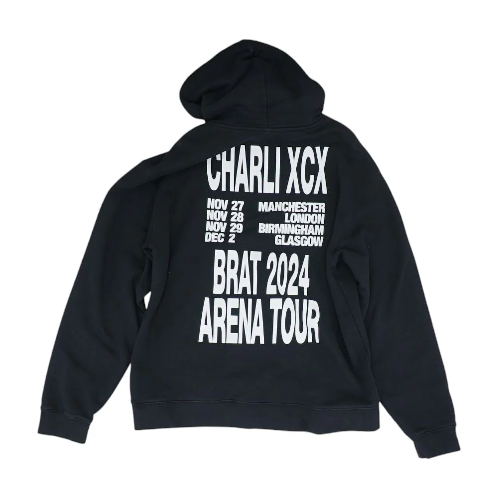 Black Graphic Hoodie Pullover - Image 2
