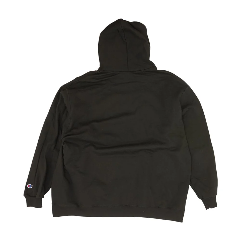 Black Graphic Hoodie Pullover - Image 2