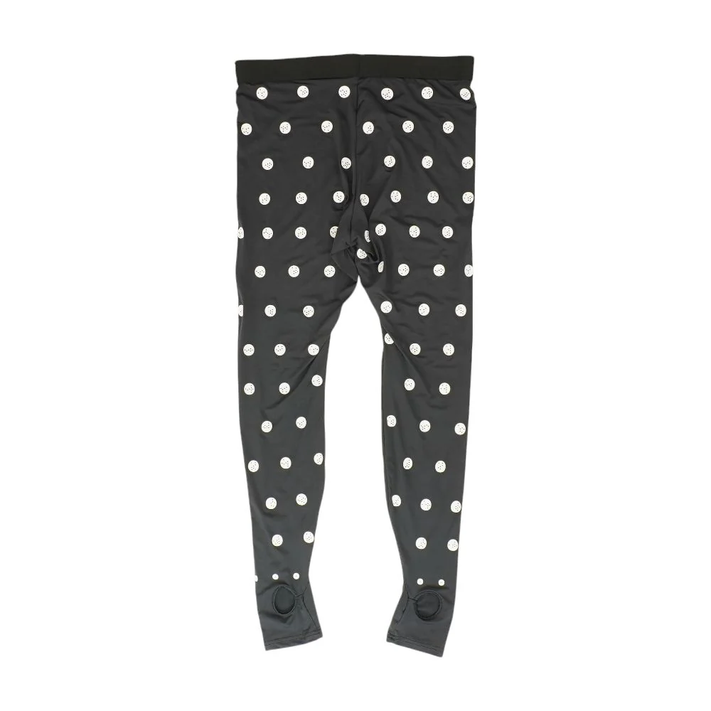 Black Graphic Leggings - Image 2