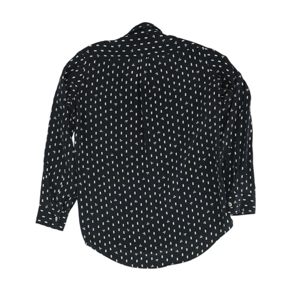 Black Graphic Long Sleeve Button Down - Image 2