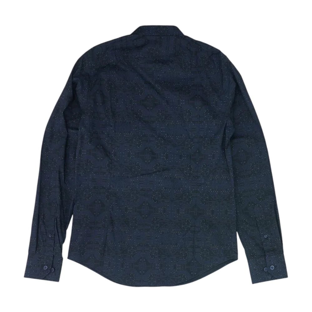 Black Graphic Long Sleeve Button Down - Image 2