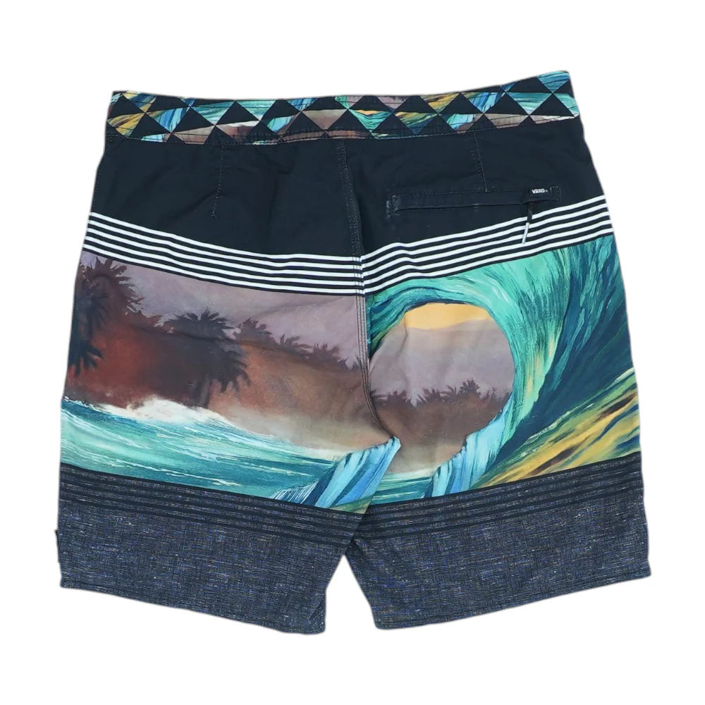Black Graphic Swim Bottom - Image 2