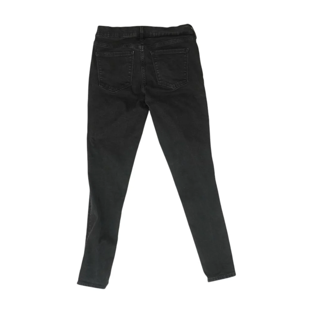 Black High Rise Skinny Leg Jeans - Image 2