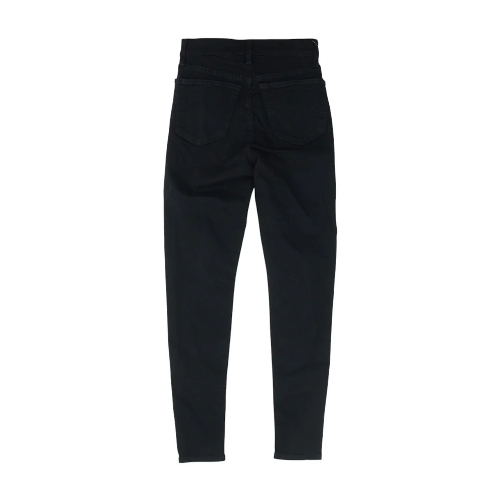 Black High Rise Skinny Leg Jeans - Image 2
