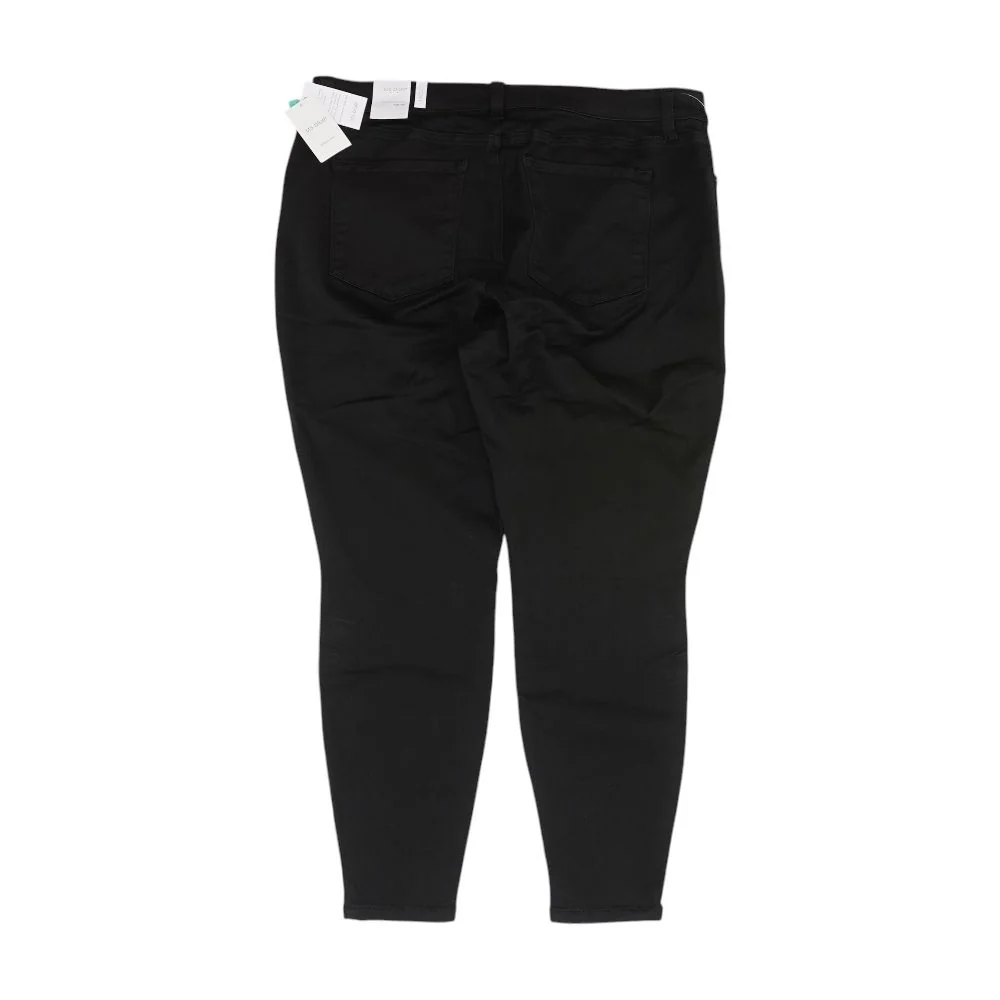 Black High Rise Skinny Leg Jeans - Image 2