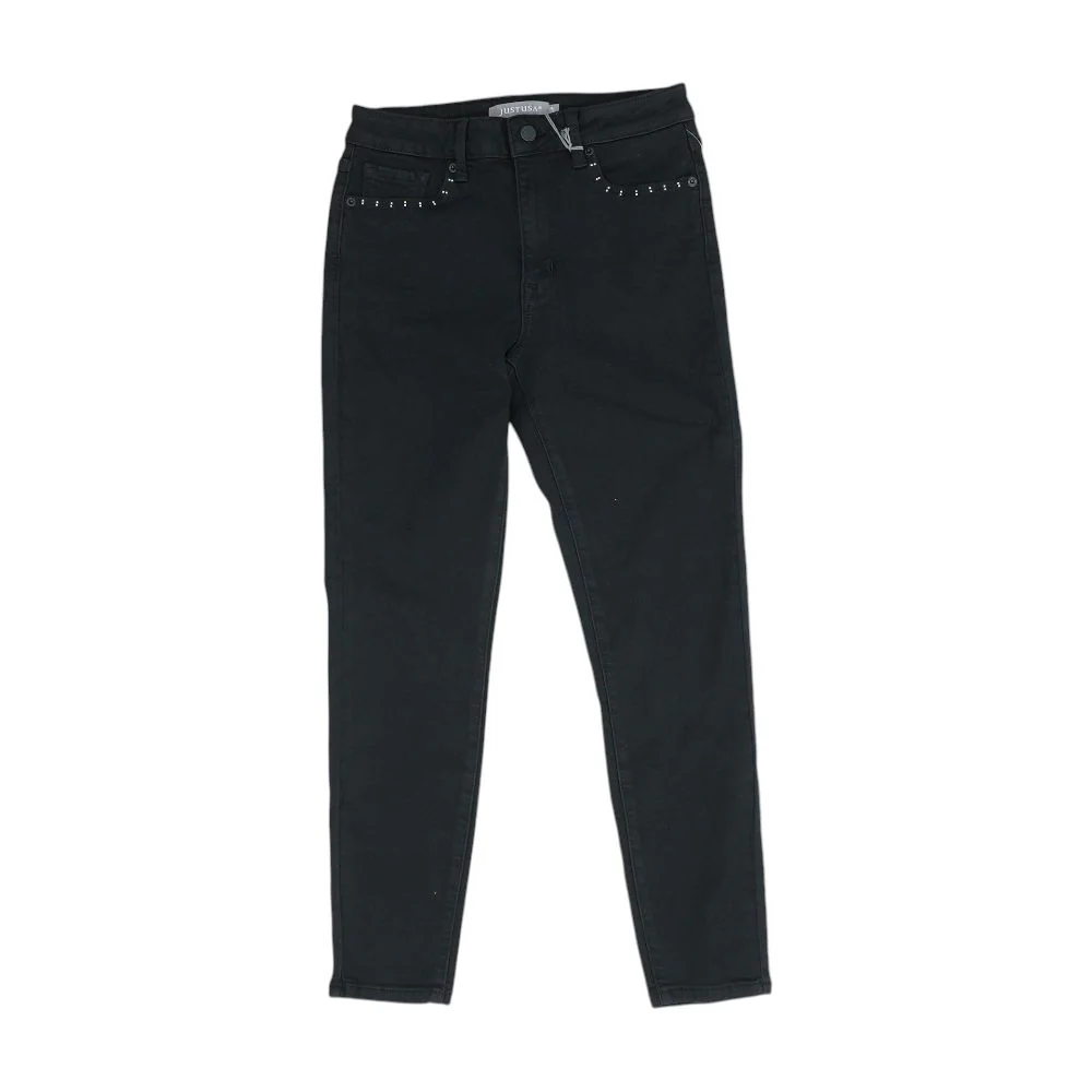 Black High Rise Skinny Leg Jeans