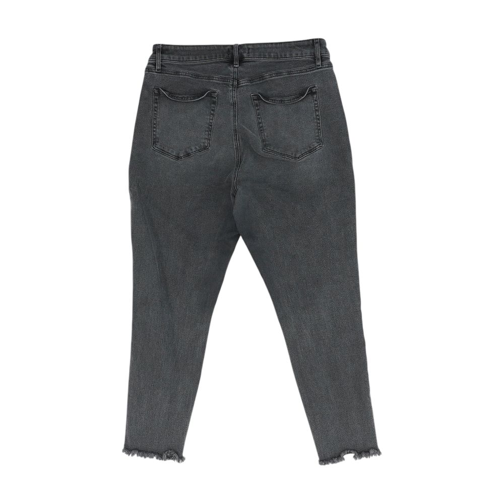 Black High Rise Slim Leg Jeans - Image 2