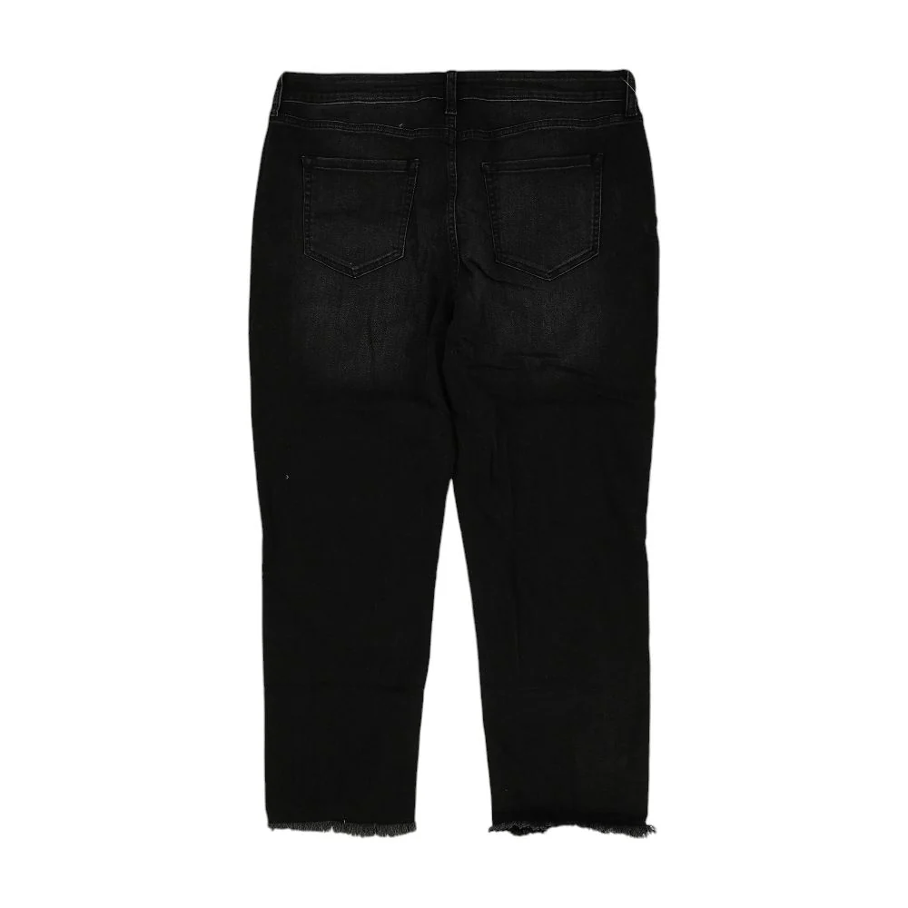 Black High Rise Slim Leg Jeans - Image 2