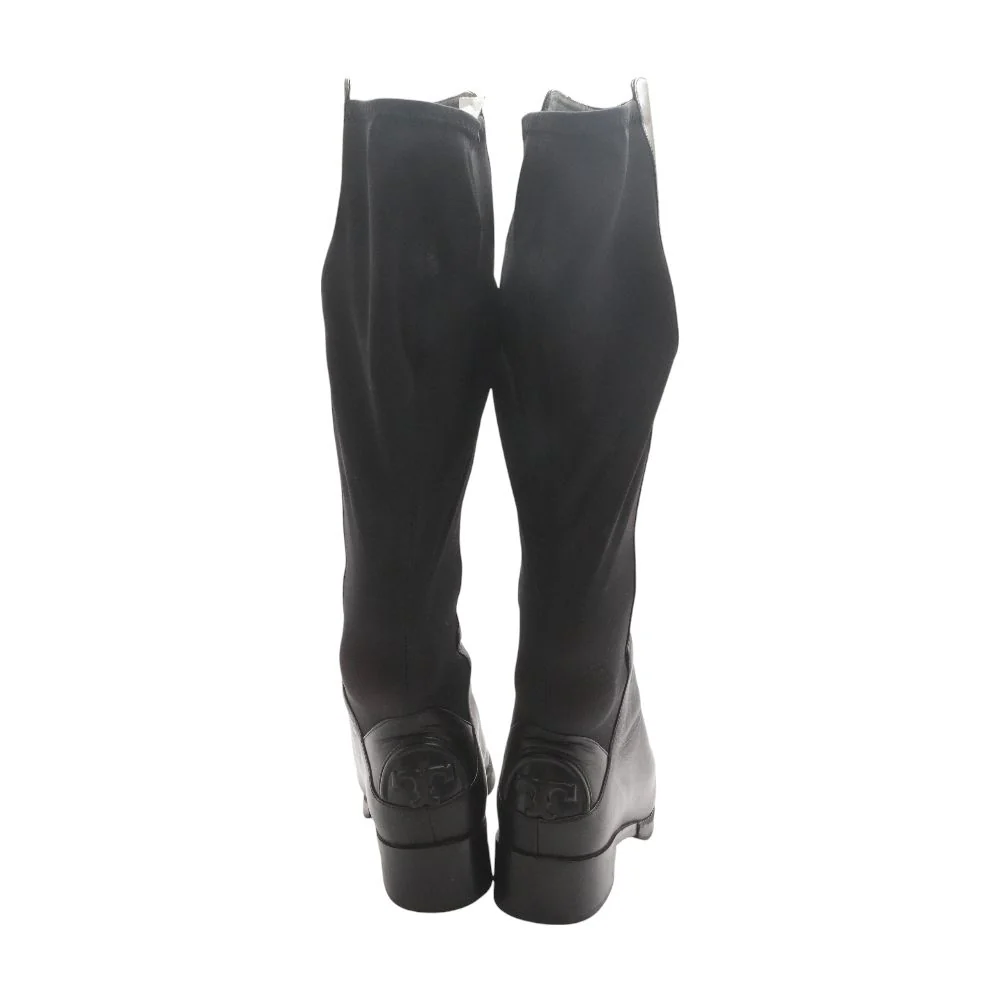 Black Knee High Boots - Image 2