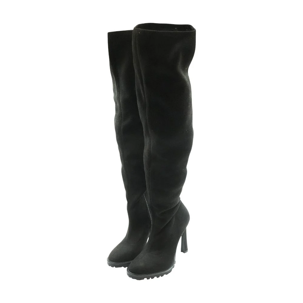 Black Knee High Boots