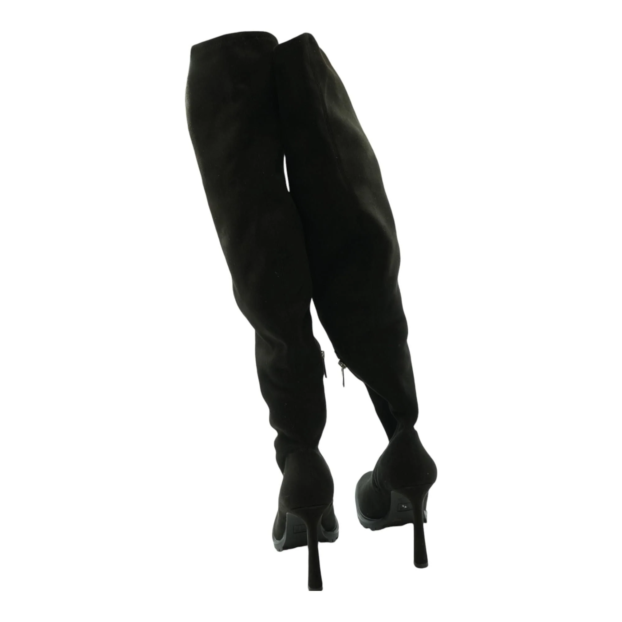 Black Knee High Boots - Image 3