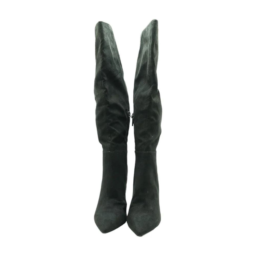 Black Knee High Boots - Image 2