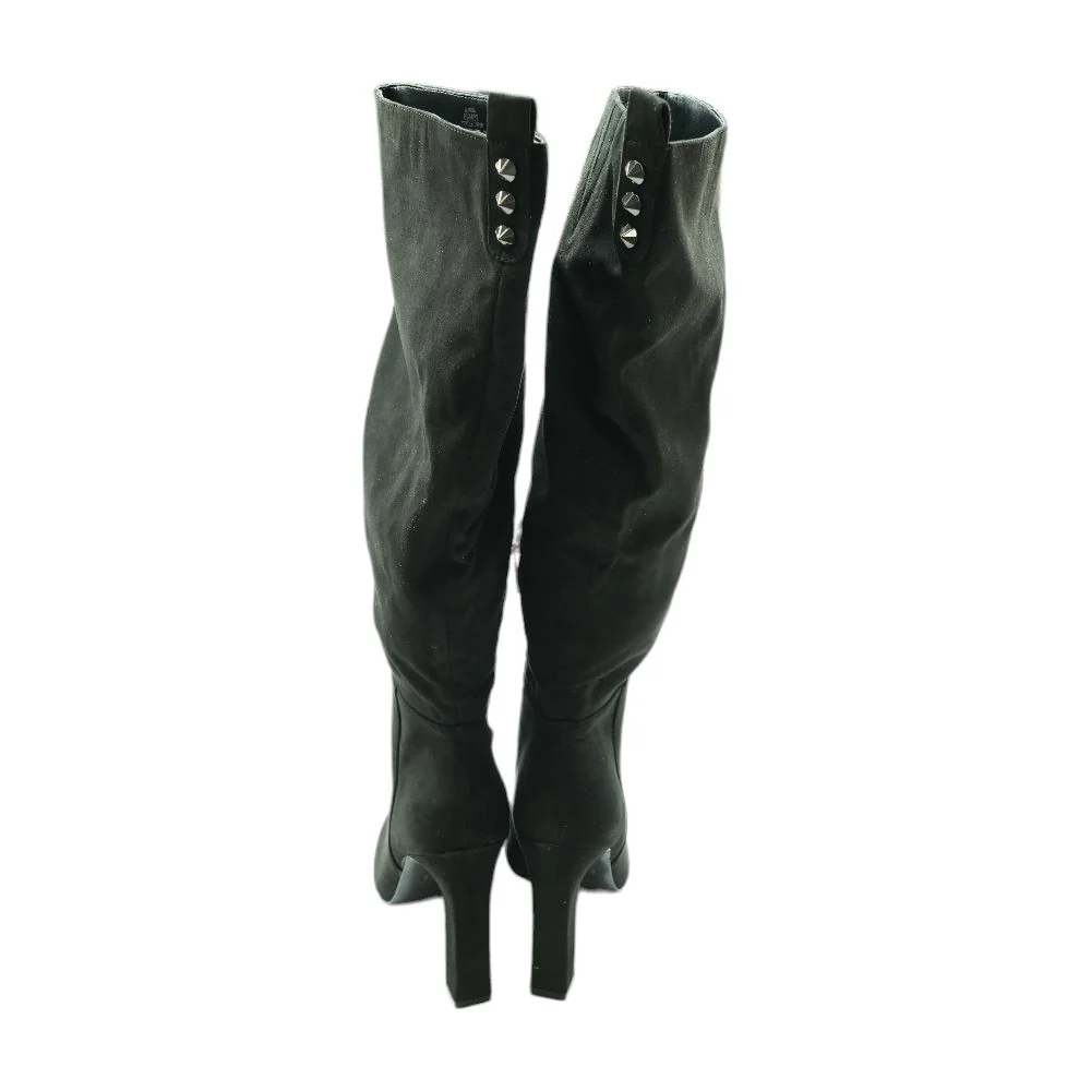 Black Knee High Boots - Image 3