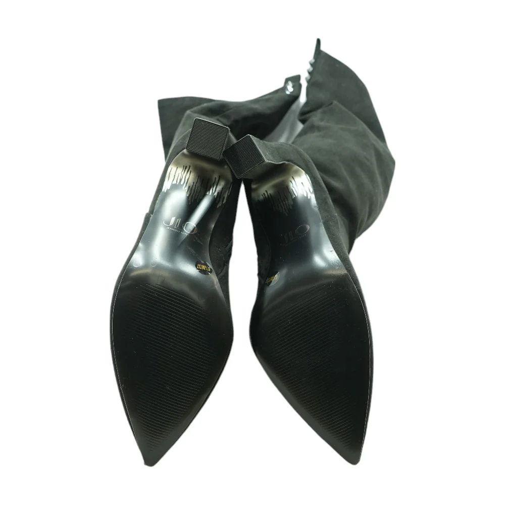 Black Knee High Boots - Image 4