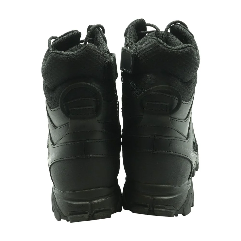 Black Lace Up Boots - Image 2