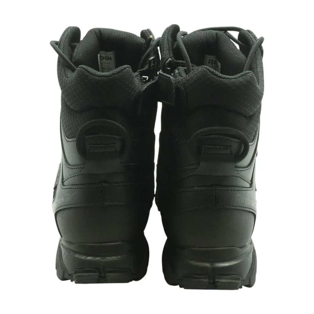 Black Lace Up Boots - Image 2