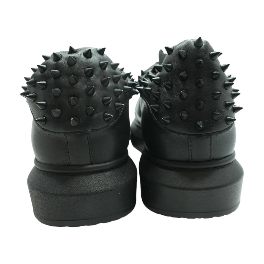 Black Lace Up Casual Shoes - Image 2