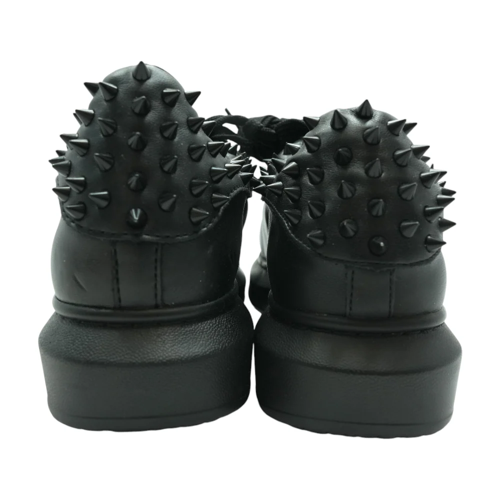 Black Lace Up Casual Shoes - Image 5