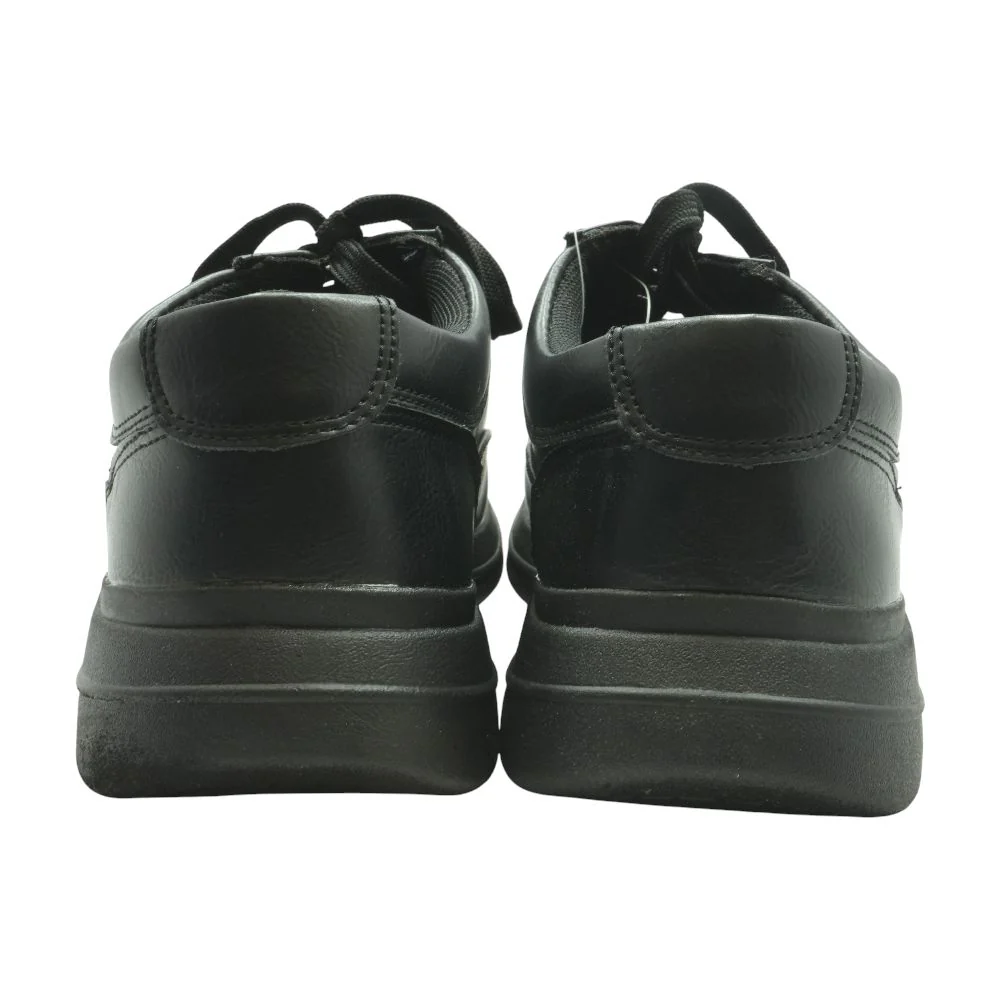 Black Lace Up Casual Shoes - Image 2