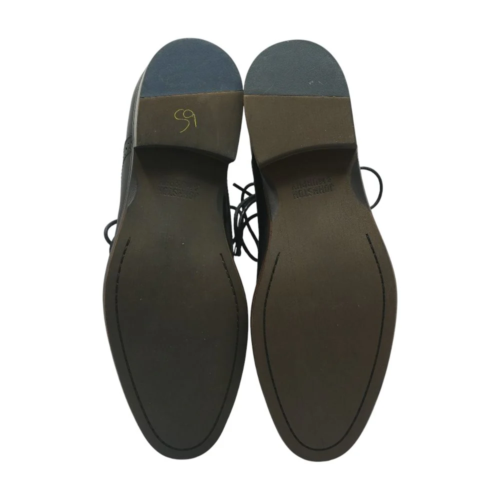 Black Leather Derby/oxford Dress Shoes - Image 3