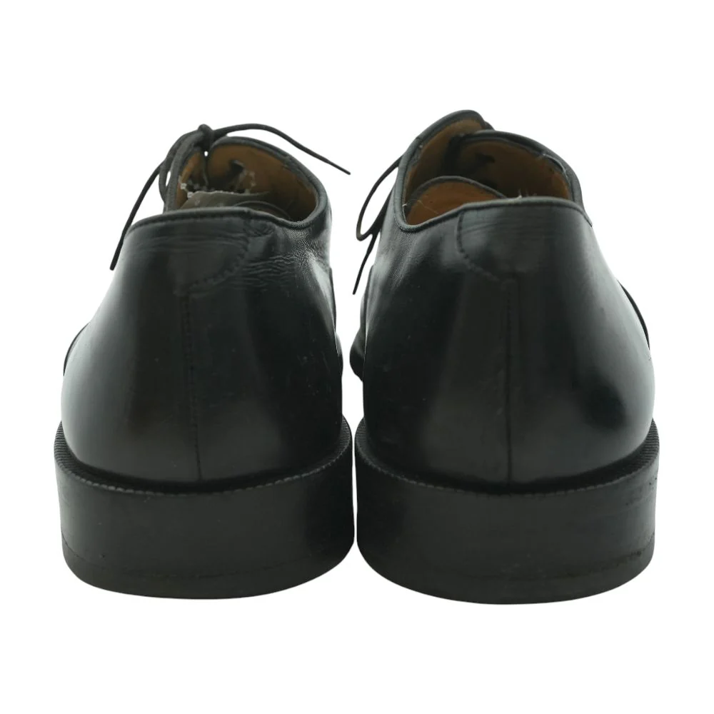 Black Leather Derby/oxford Dress Shoes - Image 2