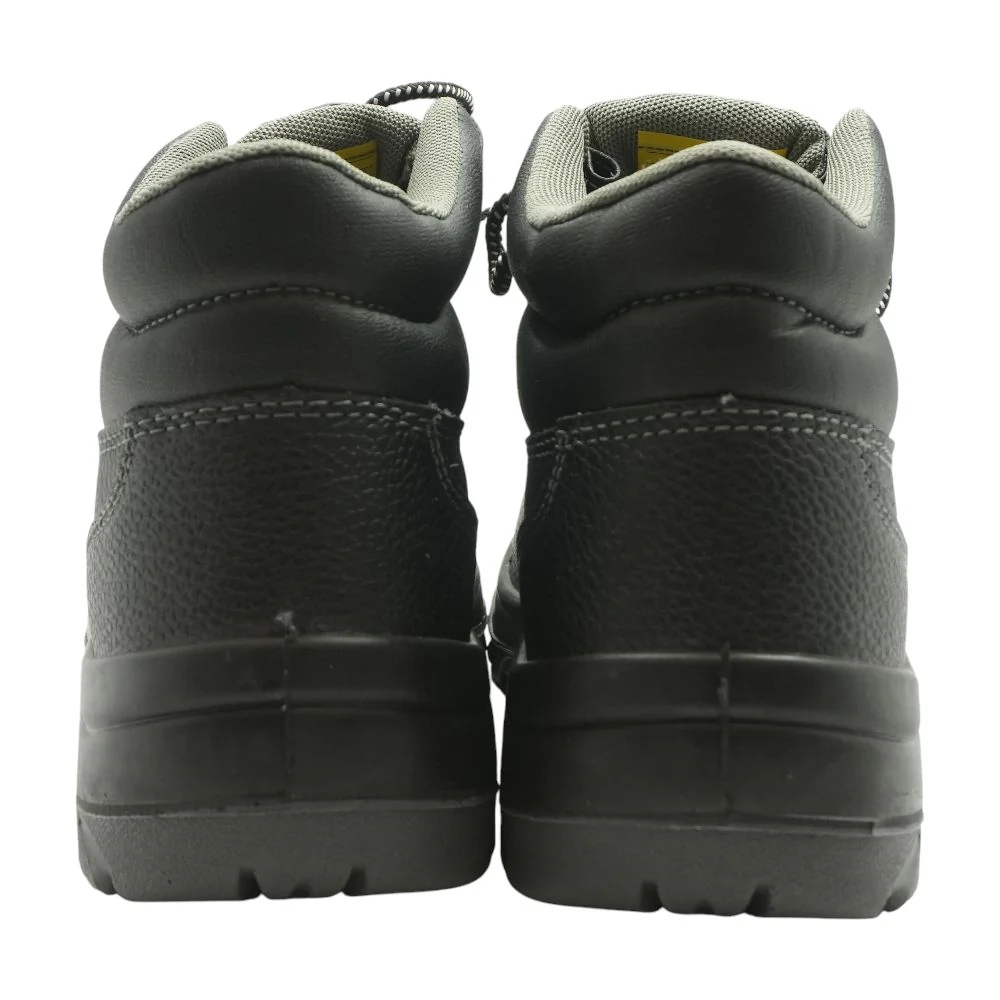 Black Leather Lace Up Boots - Image 2