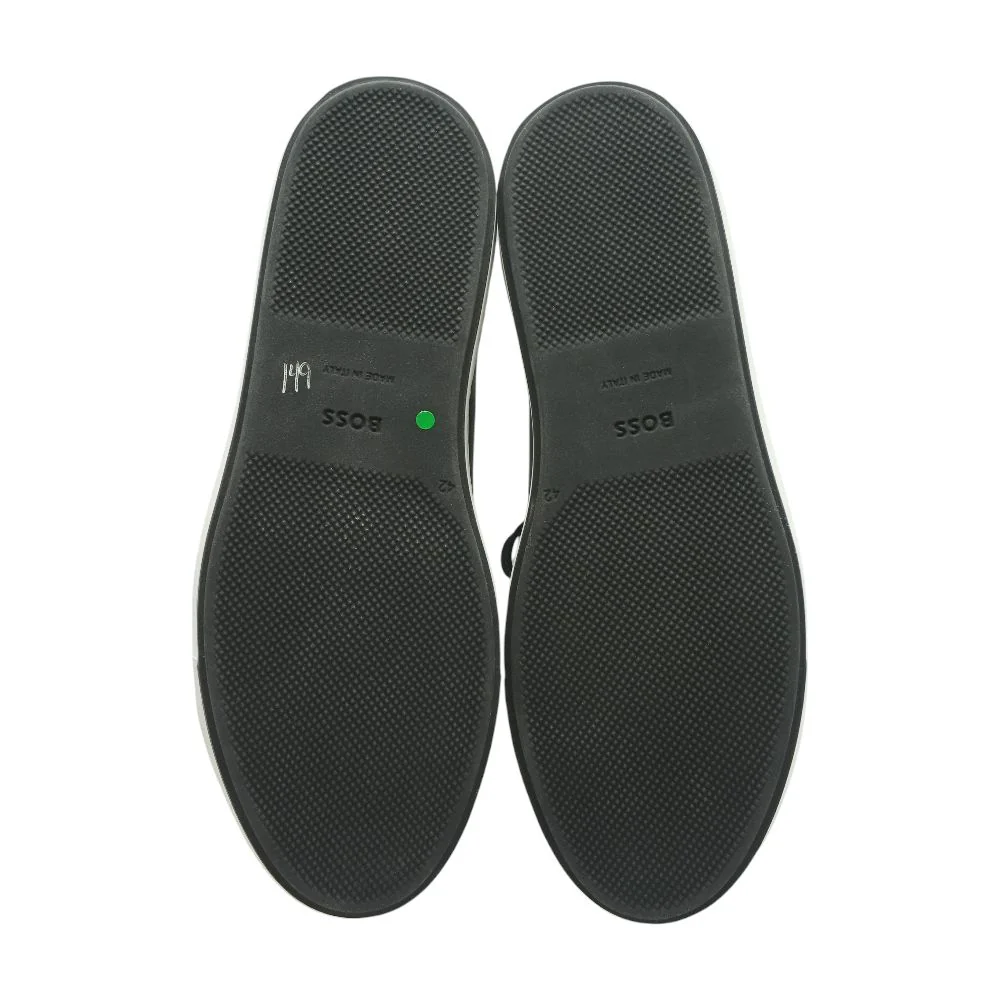 Black Leather Lace Up Casual Shoes - Image 3
