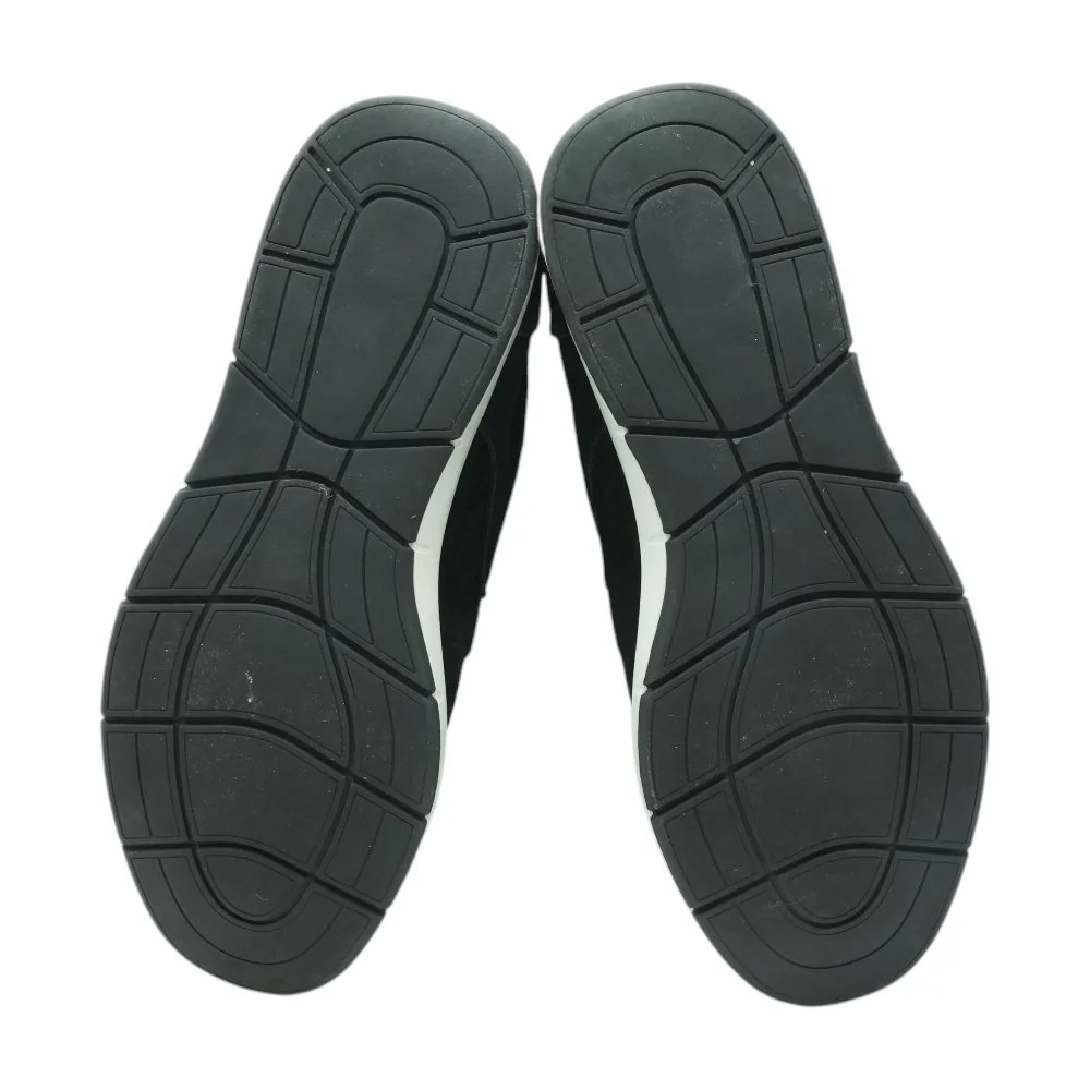 Black Leather Lace Up Casual Shoes - Image 3