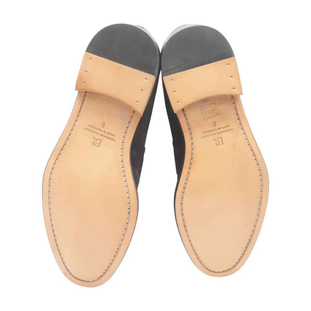 Black Leather Loafer Dress Shoes - Image 3