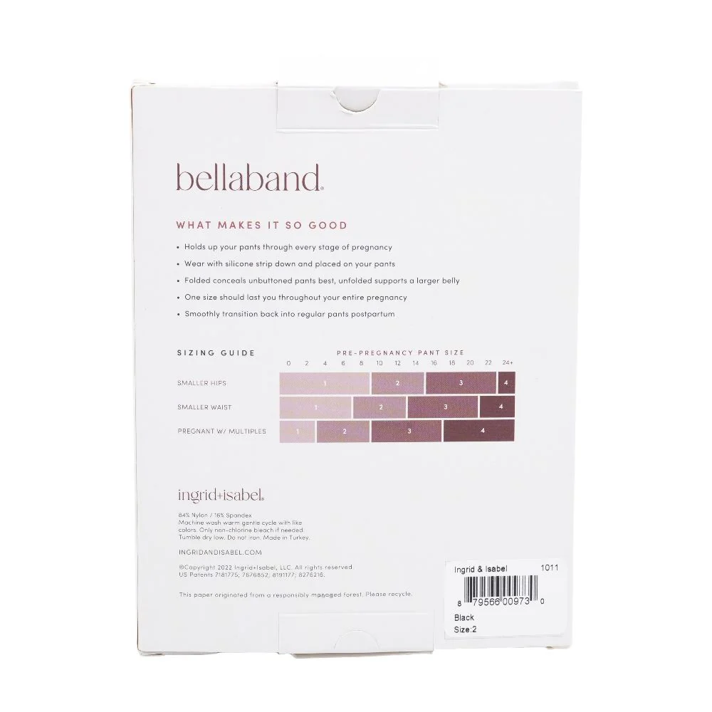 Black Maternity Bellaband - Image 2
