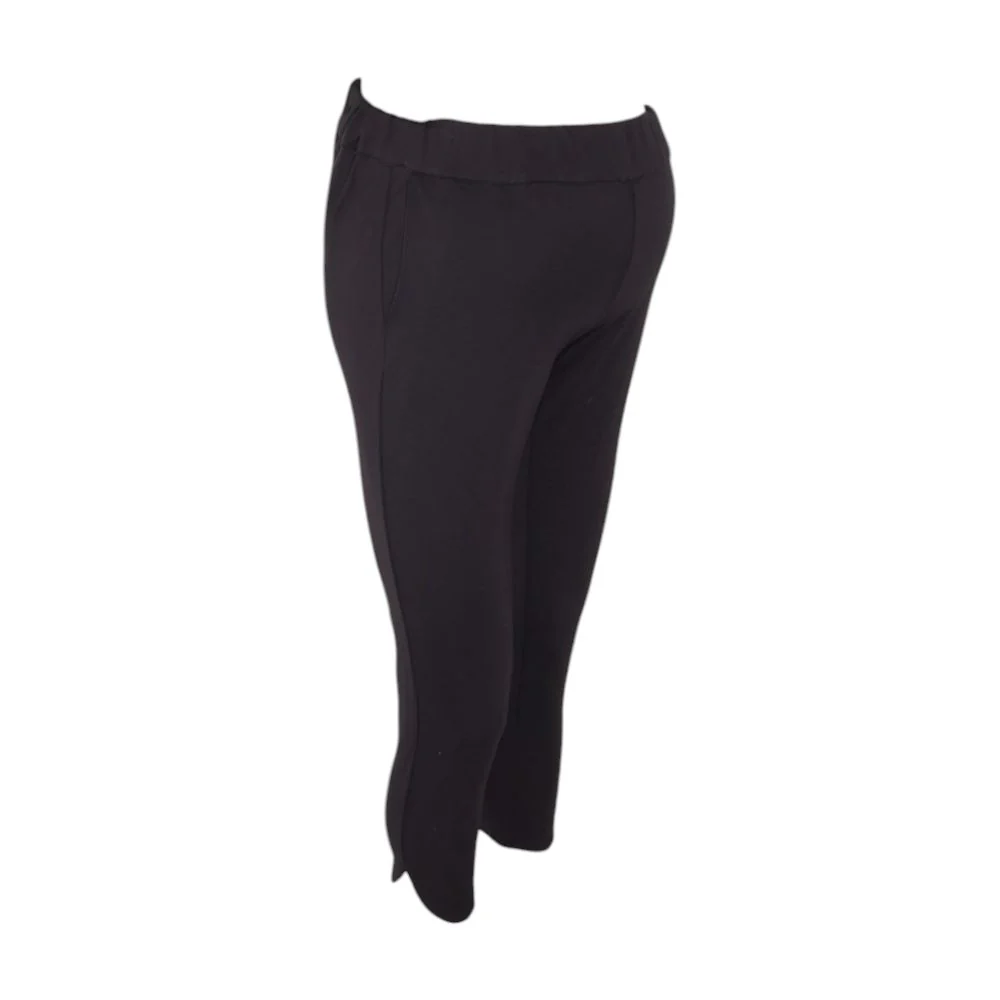 Black Maternity Casual Regular Pants - Image 2