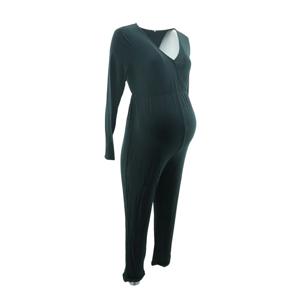 Black Maternity Jumpsuit - Image 2