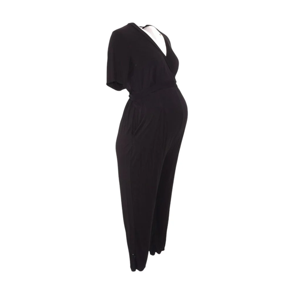 Black Maternity Jumpsuit - Image 2