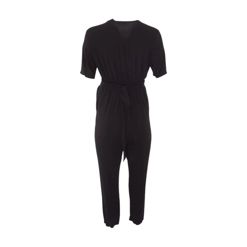 Black Maternity Jumpsuit - Image 3