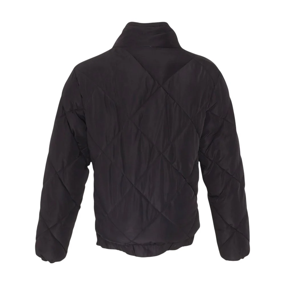 Black Maternity Puffer Jacket - Image 3