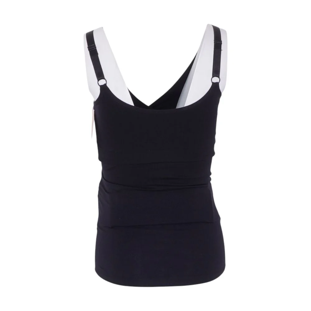 Black Maternity Solid Camisole - Image 3
