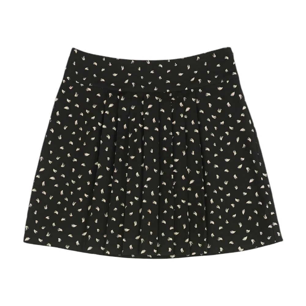 Black Misc Mini Skirt