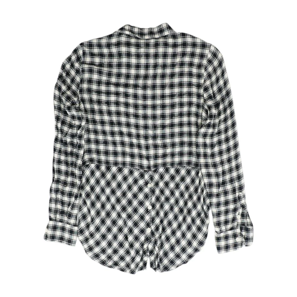 Black Plaid Button Down - Image 2