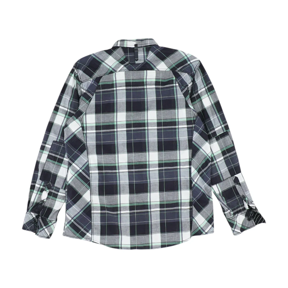 Black Plaid Long Sleeve Button Down - Image 2