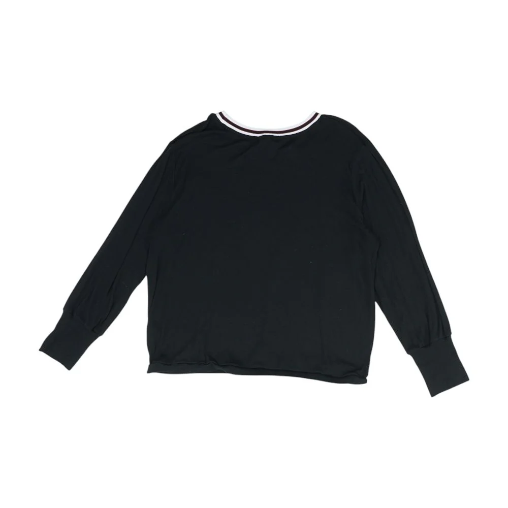 Black Plus Crewneck Knit Top - Image 2