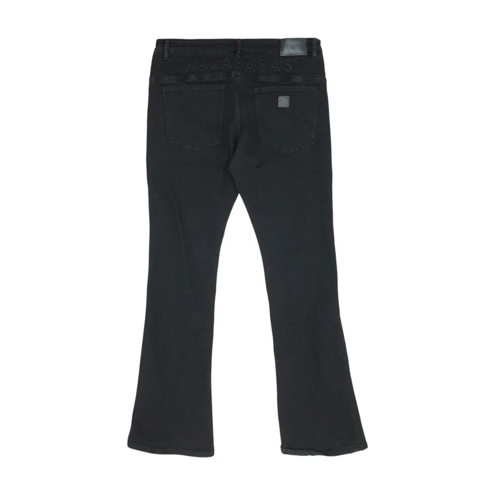 Black Plus High Rise Straight Leg Jeans - Image 2