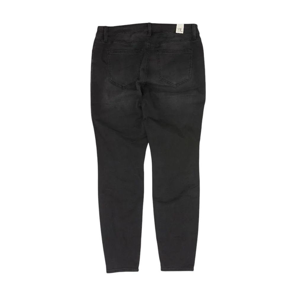 Black Plus Mid Rise Skinny Leg Jeans - Image 2