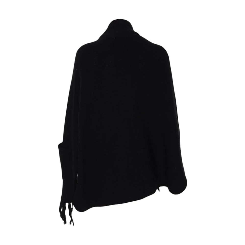 Black Polyester Scarf Shawl - Image 2