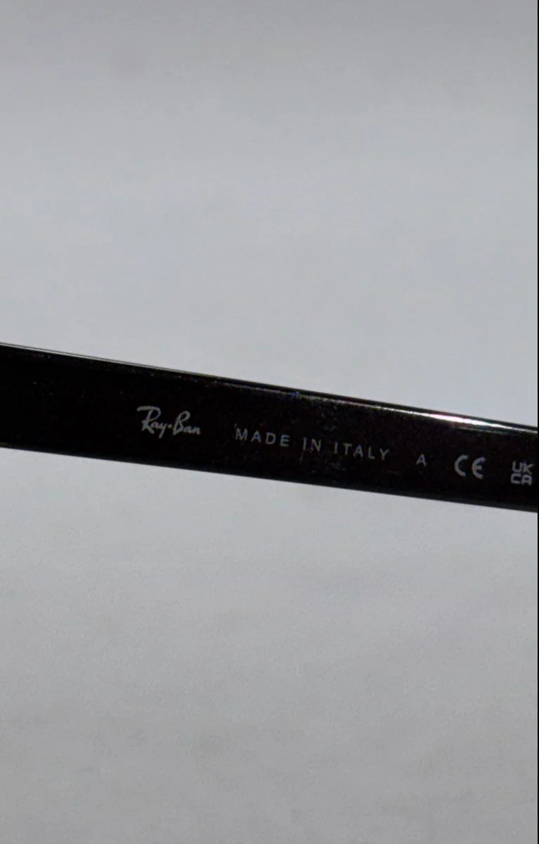 Black RB 3716 Browline Sunglasses - Image 3